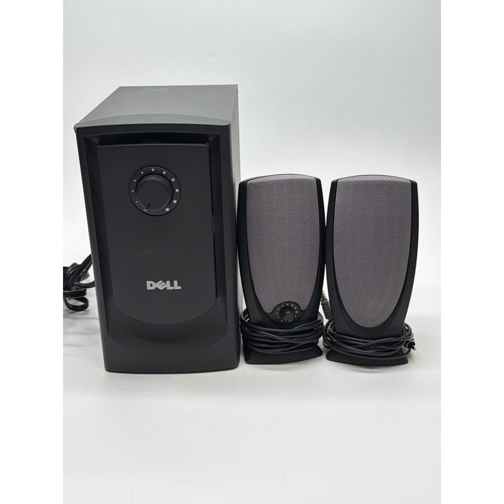 Dell A425 2.1 Computer Speaker System with Powered Subwoofer Black Grey Wired